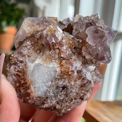 Rainbow Aura Spirit Quartz Cluster