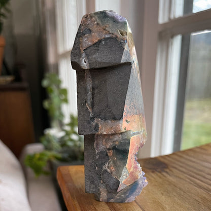 Rainbow Aura Druzy Tree