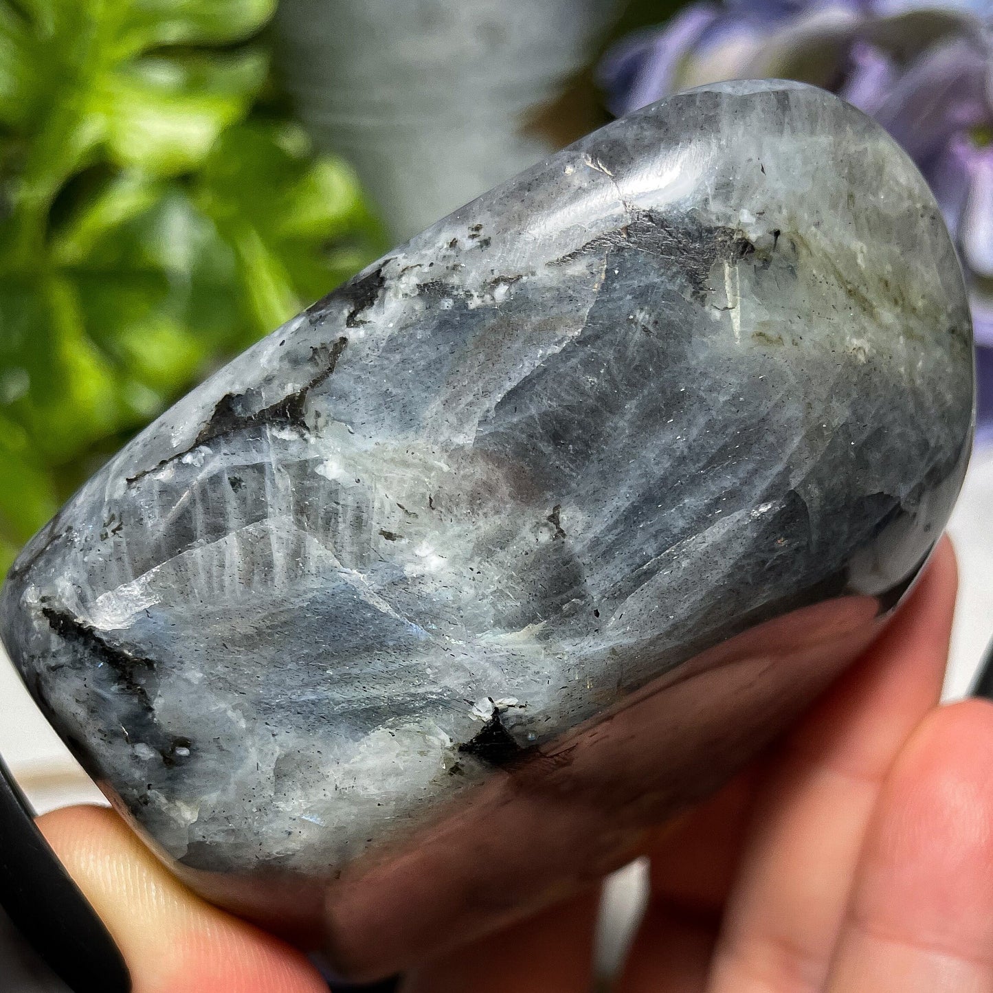 Purple Rainbow Labradorite