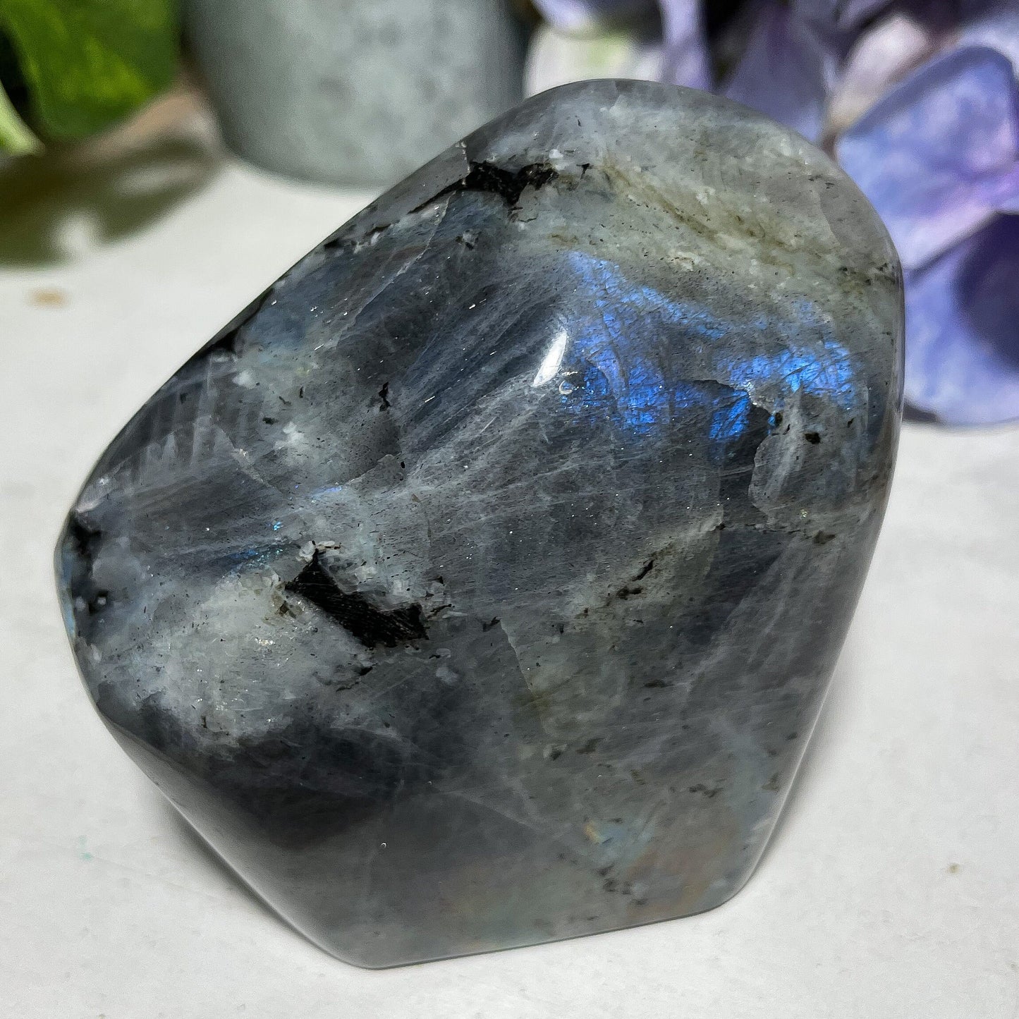 Purple Rainbow Labradorite