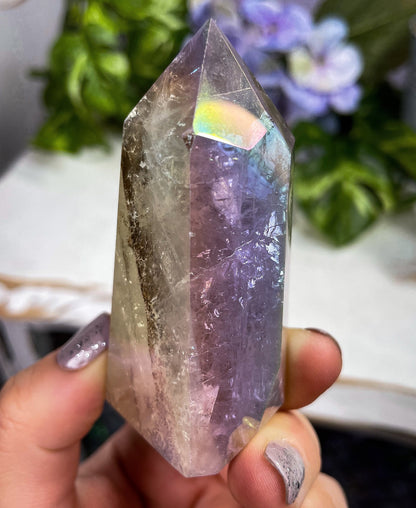 Aura Dendritic Quartz Tower