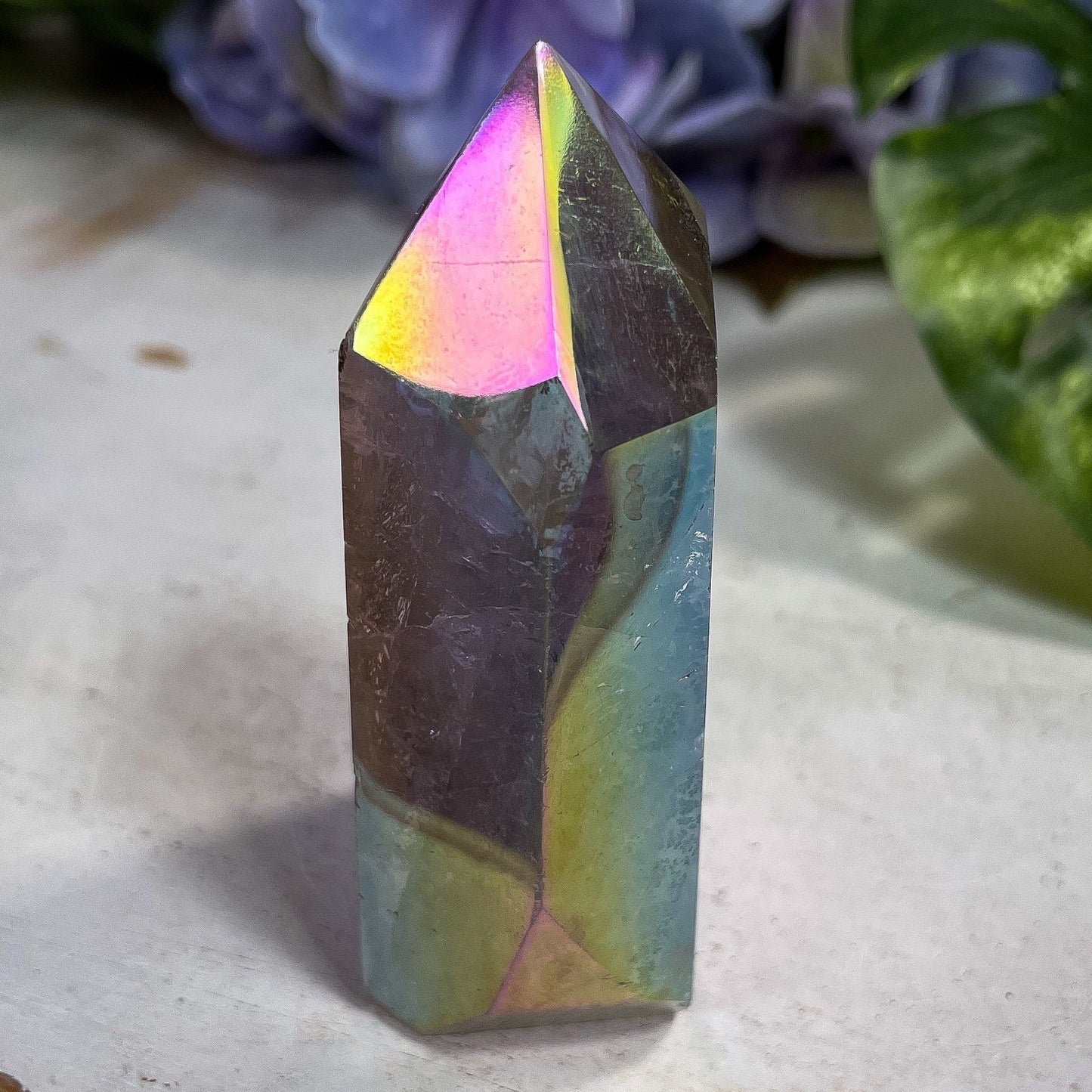 Aura Dendritic Quartz Tower