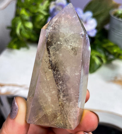 Aura Dendritic Quartz Tower