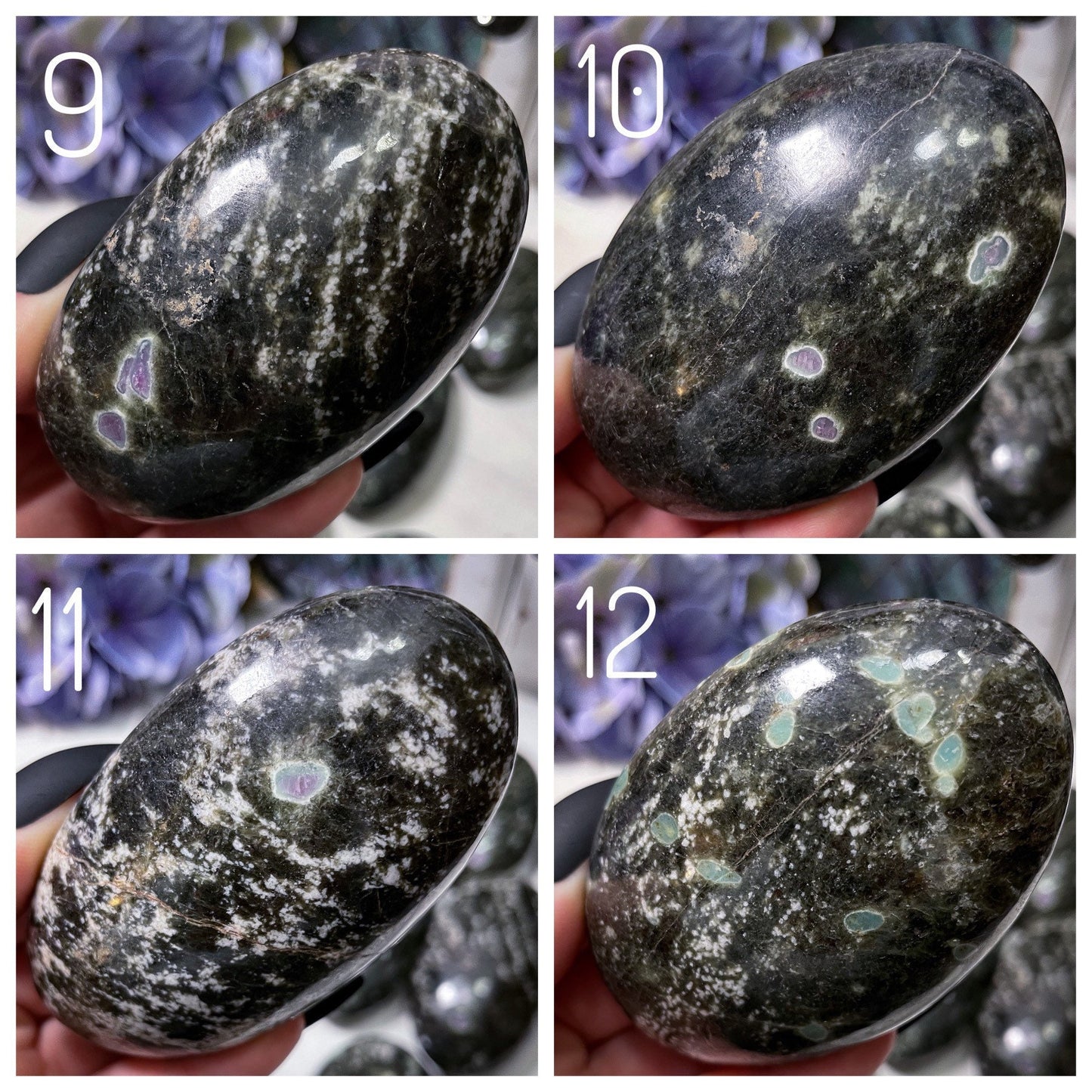 Ruby Zoisite Palm Stones