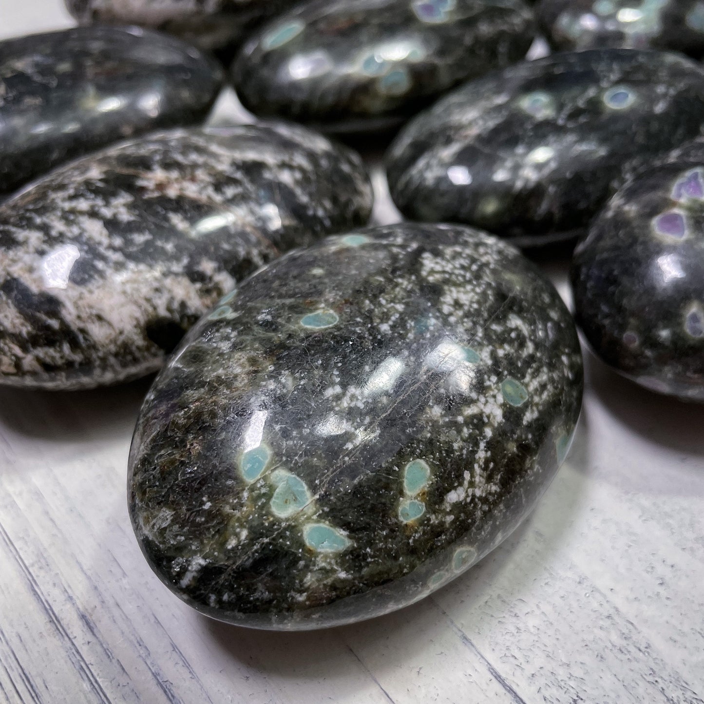Ruby Zoisite Palm Stones