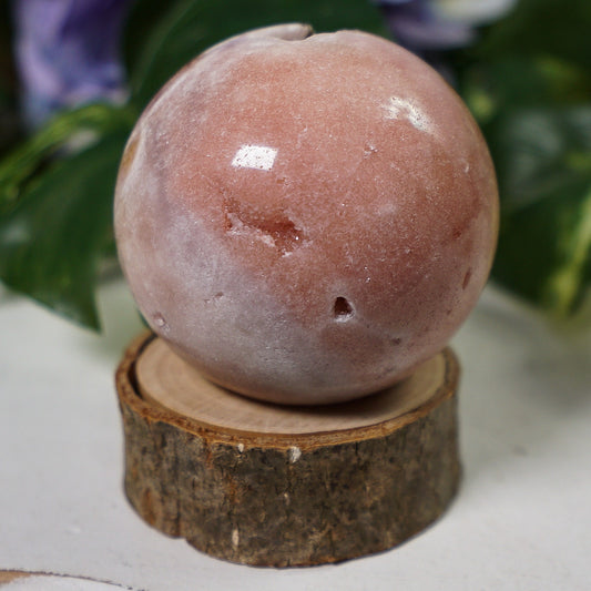 Druzy Pink Amethyst Sphere