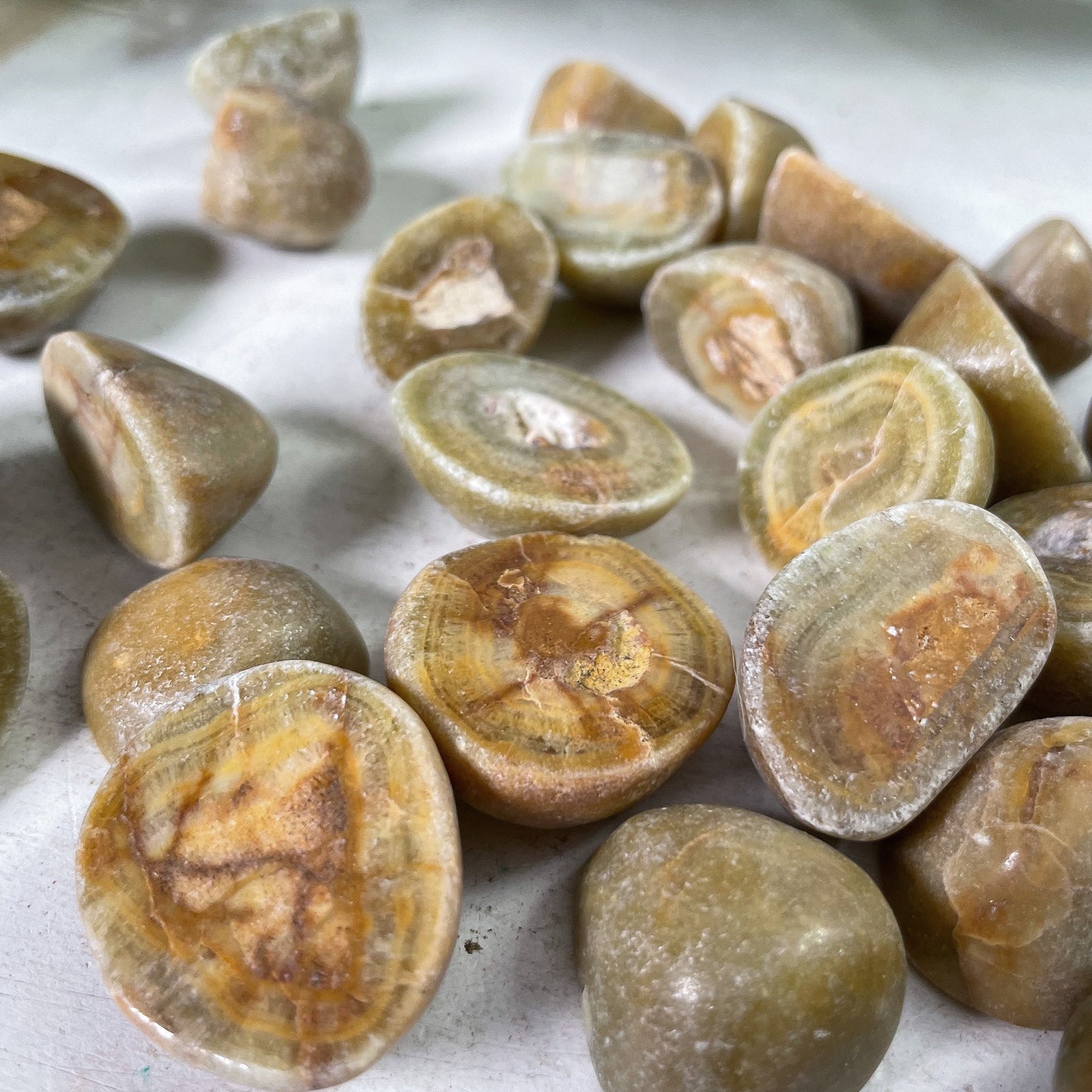 Green Dolomite Tumbles