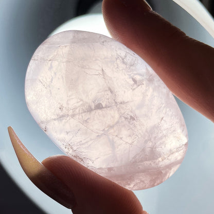 Rose Quartz Palm Stones