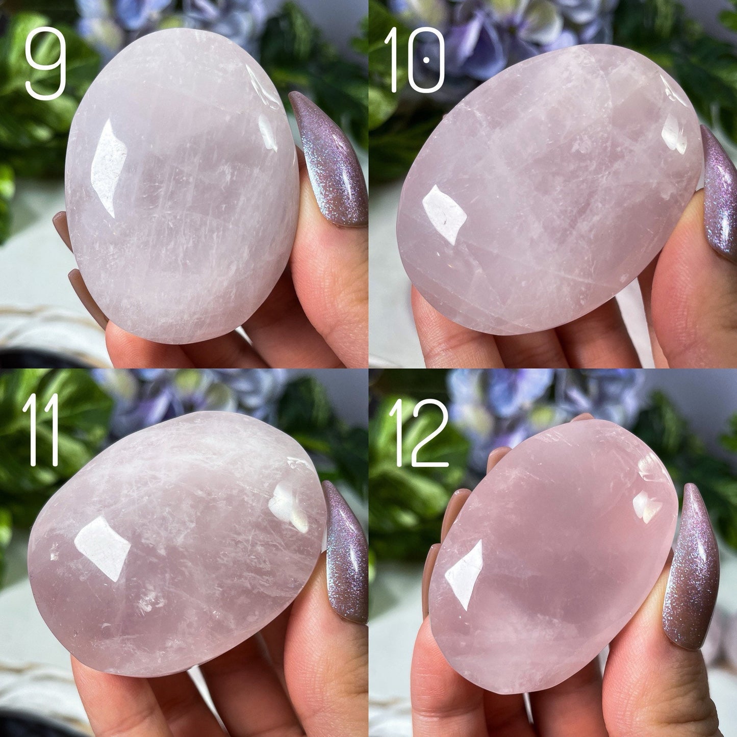 Rose Quartz Palm Stones