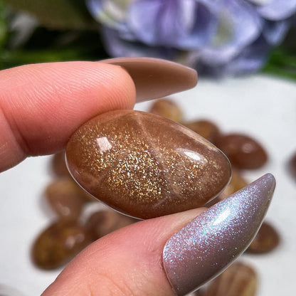 Confetti Sunstone & Moonstone Tumbles