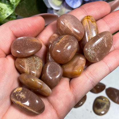 Confetti Sunstone & Moonstone Tumbles