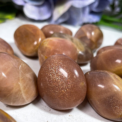 Confetti Sunstone & Moonstone Tumbles