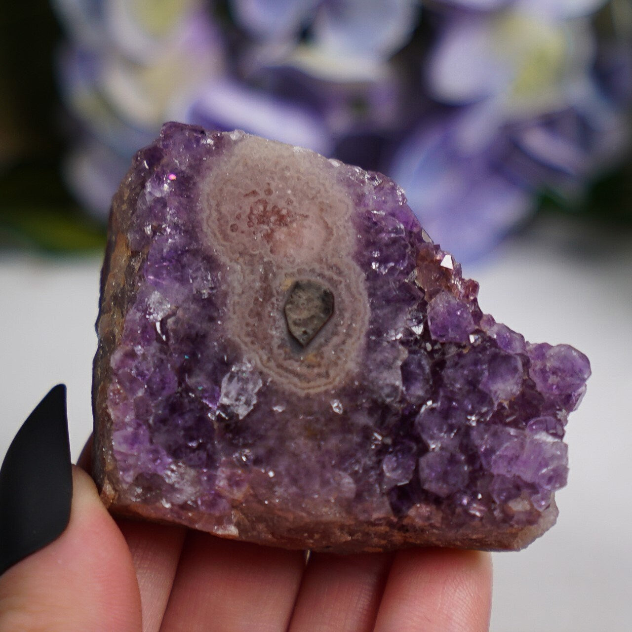 Pink Purple Amethyst Jasper Eye