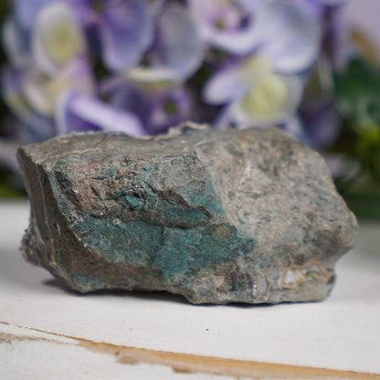 Teal Maroon Amethyst Eye