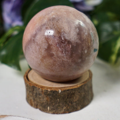 Druzy Pink Amethyst Sphere