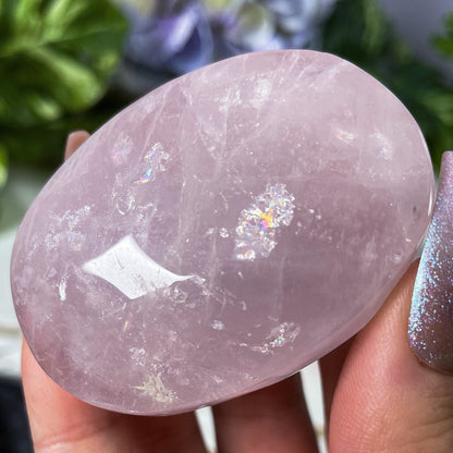 Rose Quartz Palm Stones