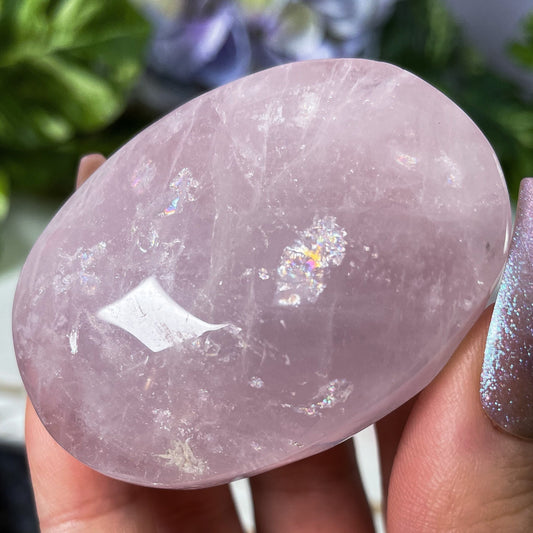 Rose Quartz Palm Stones