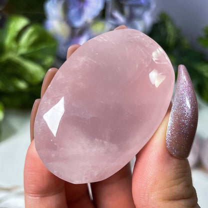 Rose Quartz Palm Stones