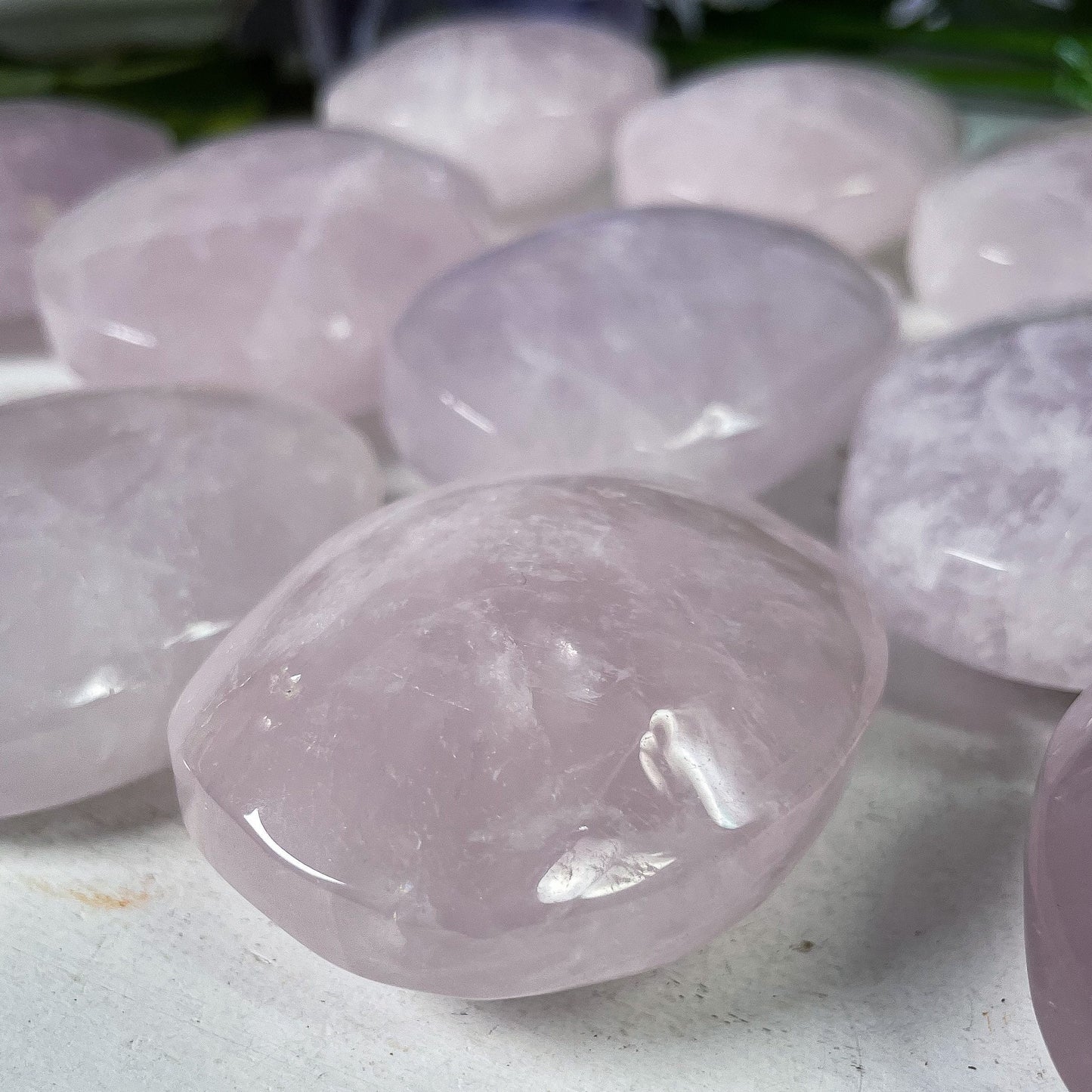 Rose Quartz Palm Stones