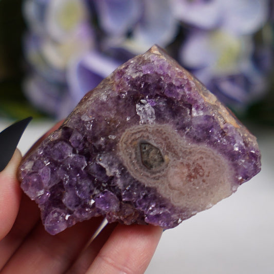 Pink Purple Amethyst Jasper Eye