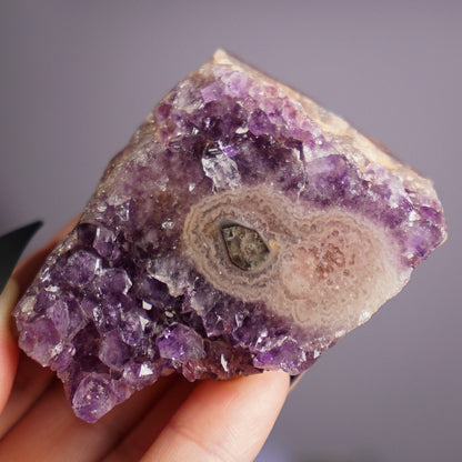 Pink Purple Amethyst Jasper Eye