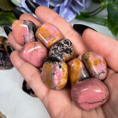 Rhodonite Tumbles