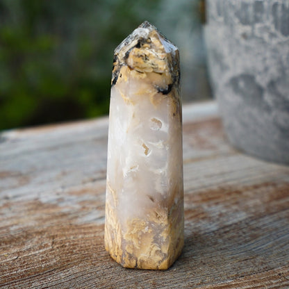 Tiger Dendritic Agate Tower