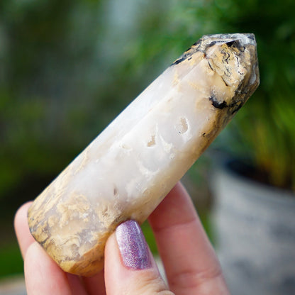 Tiger Dendritic Agate Tower