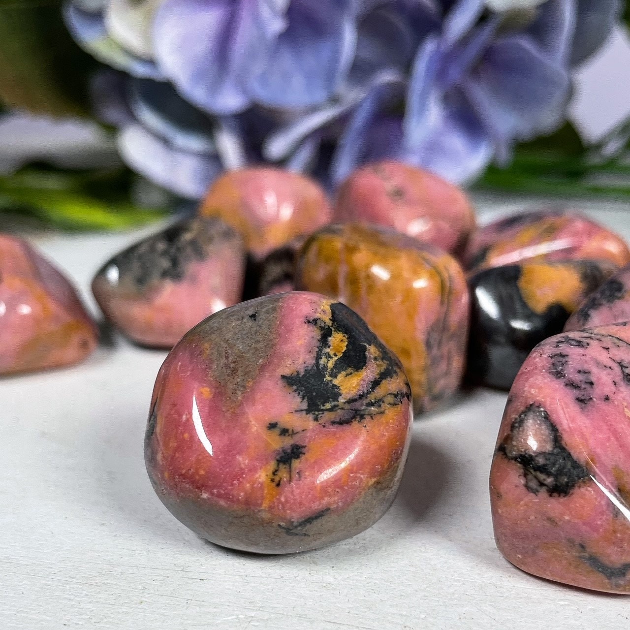 Rhodonite Tumbles