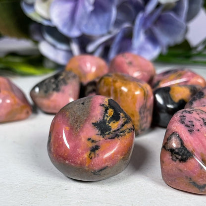 Rhodonite Tumbles