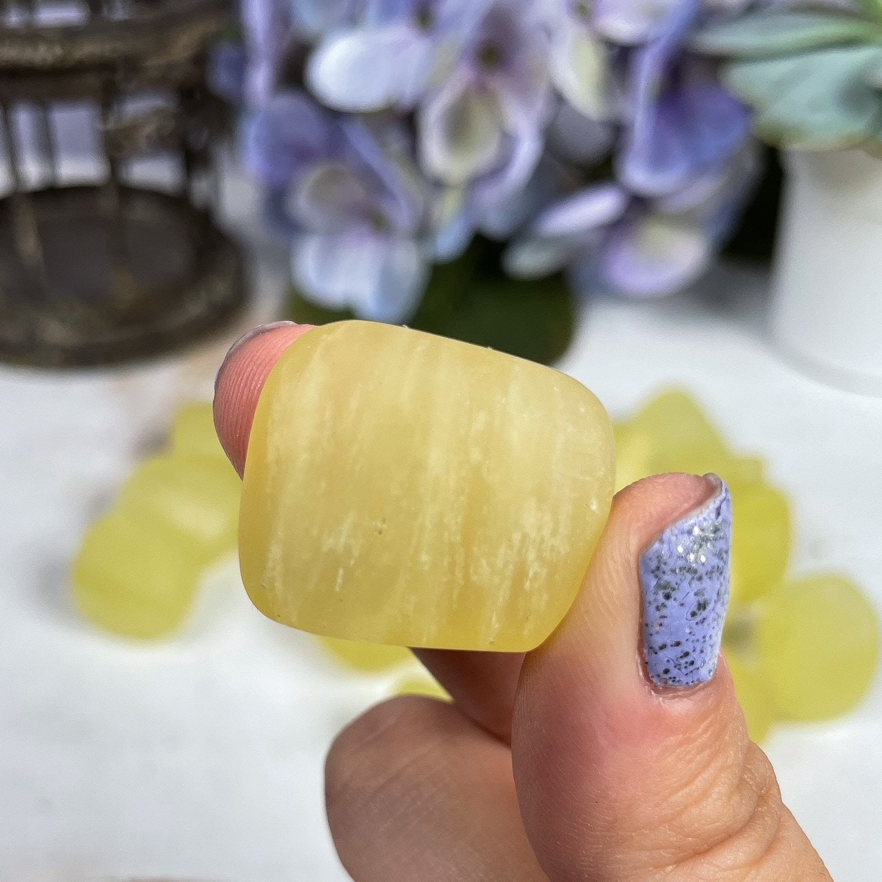Lemon Calcite Tumbles