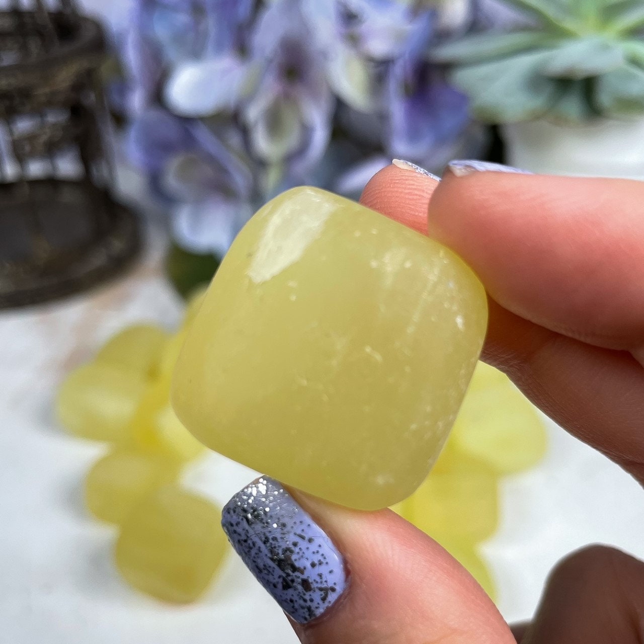 Lemon Calcite Tumbles