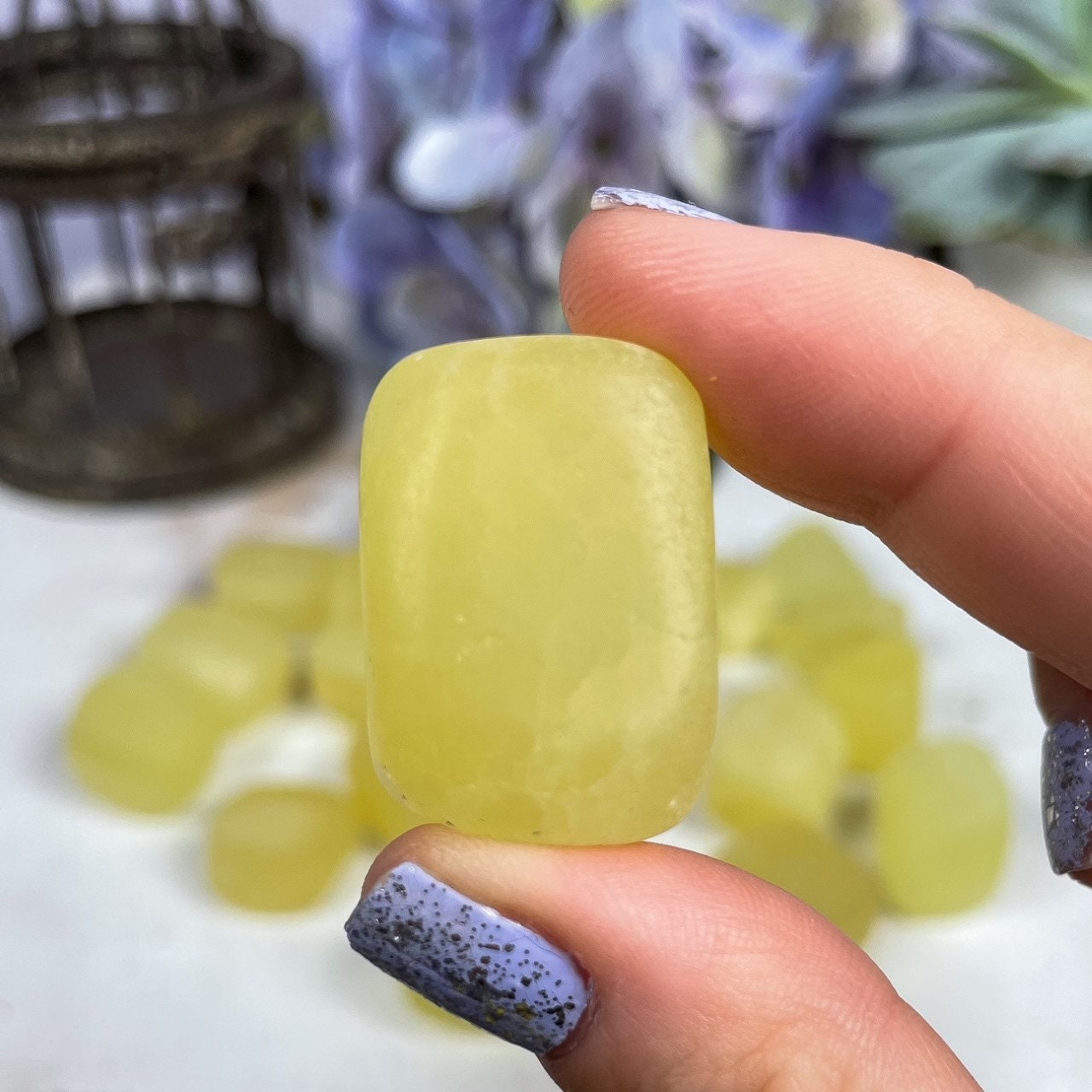 Lemon Calcite Tumbles