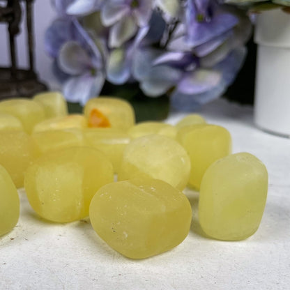 Lemon Calcite Tumbles