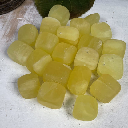 Lemon Calcite Tumbles