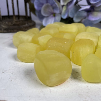 Lemon Calcite Tumbles