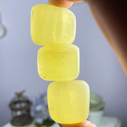 Lemon Calcite Tumbles
