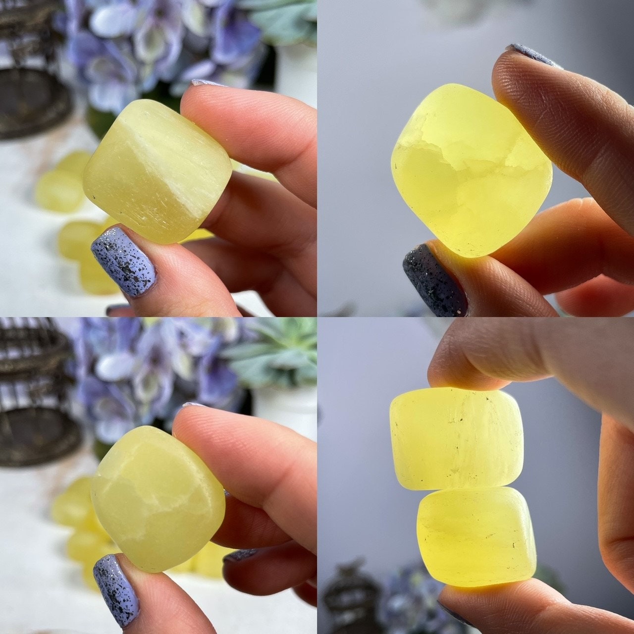 Lemon Calcite Tumbles