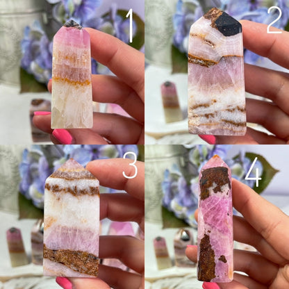 Pink Aragonite Towers