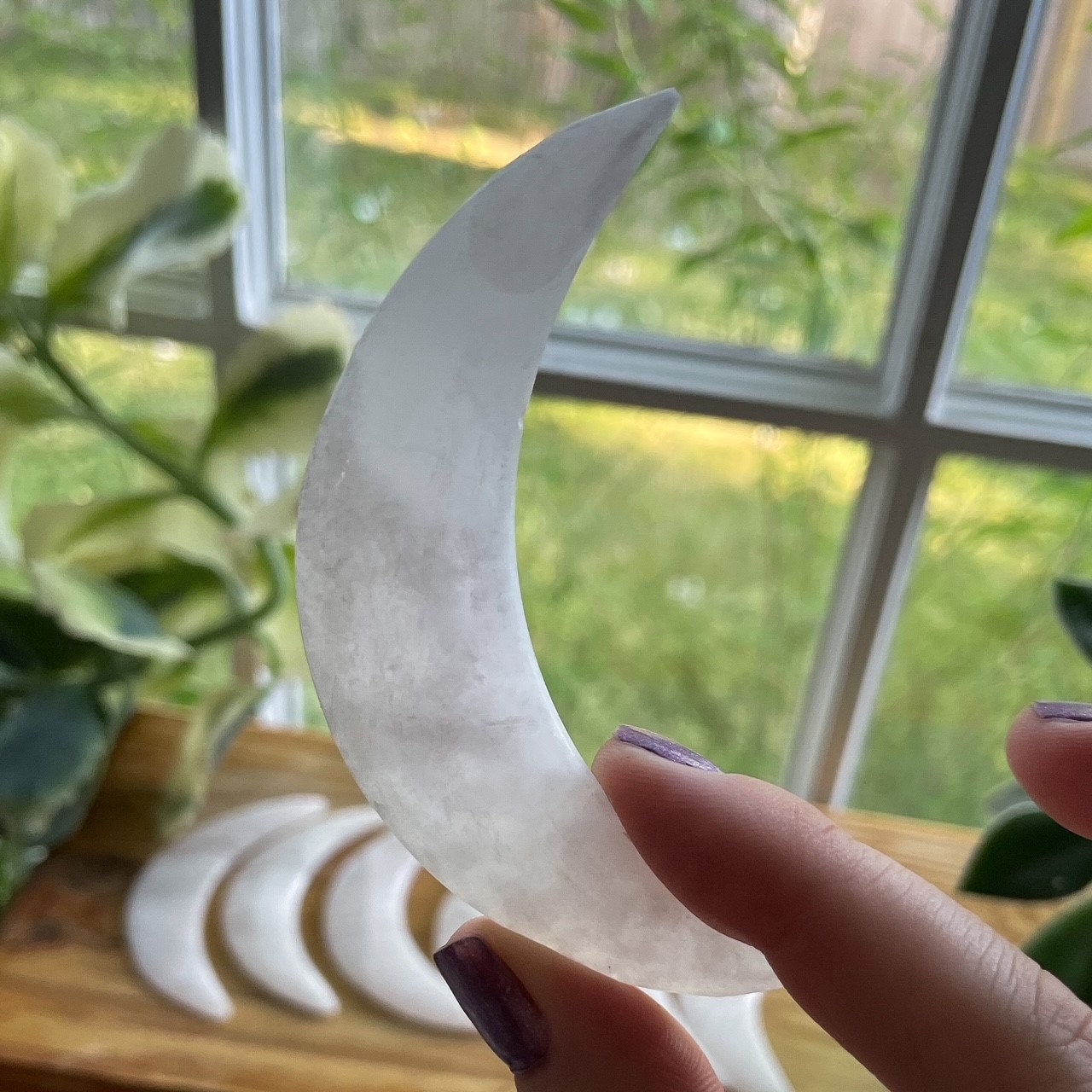 Pink Mangano Calcite Moons