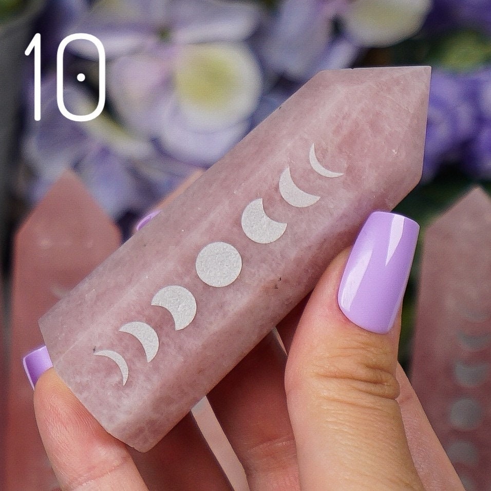 Rose Quartz Moon Phase Towers