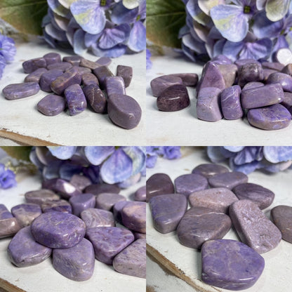 Lavender Purple Jade Tumbles