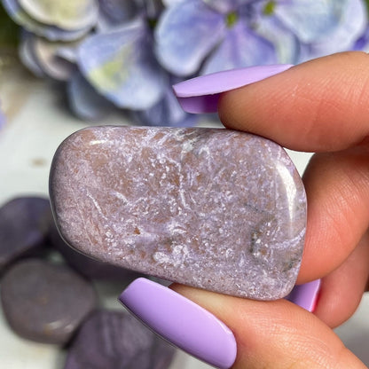 Lavender Purple Jade Tumbles