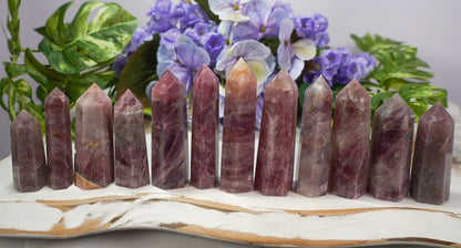 Purple Rose Quartz Towers