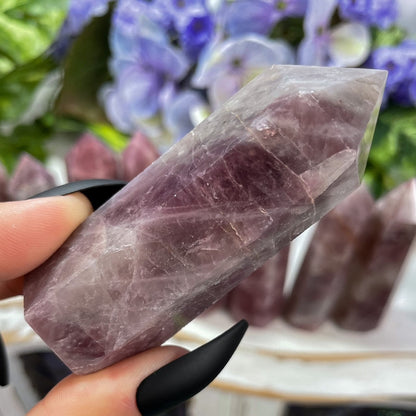 Purple Rose Quartz Towers