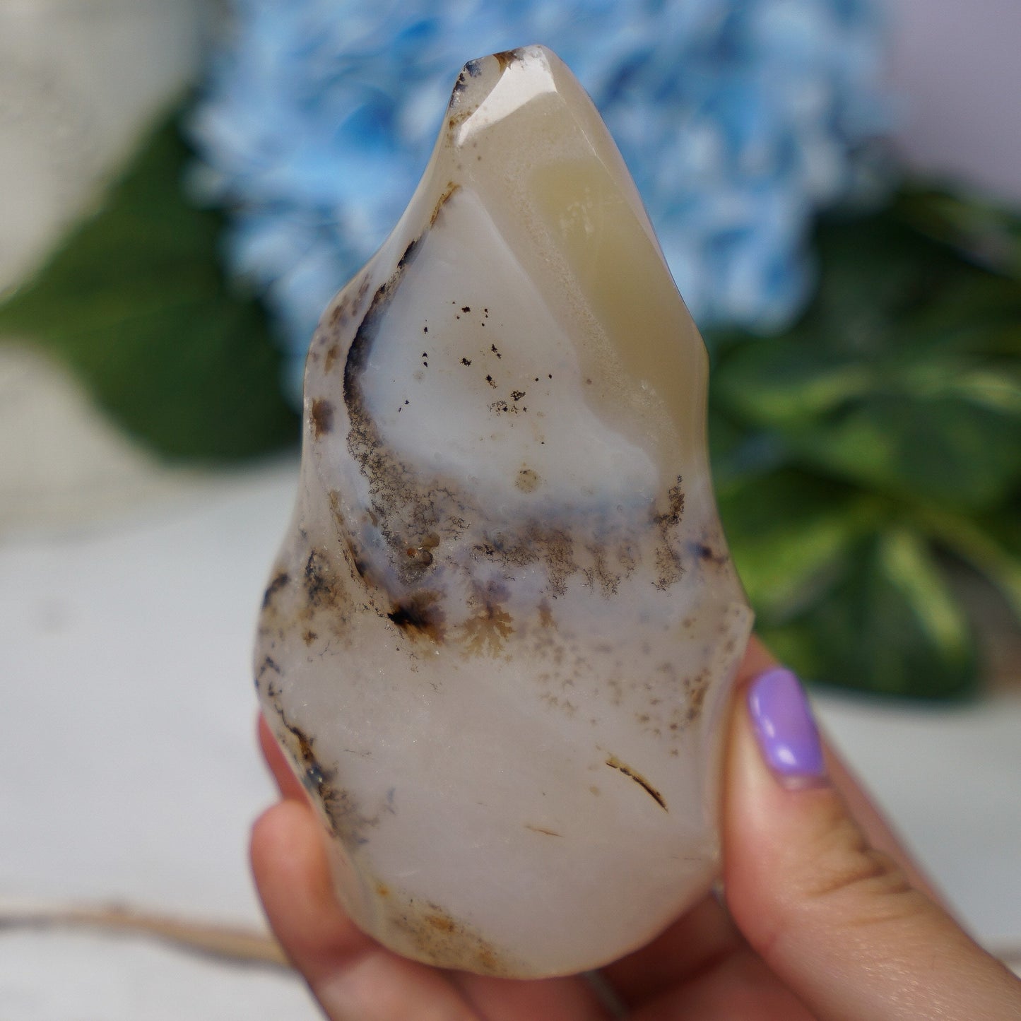 Dendritic Agate Quartz Flame