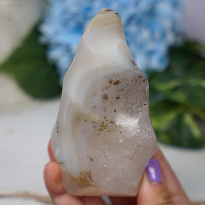 Dendritic Agate Quartz Flame