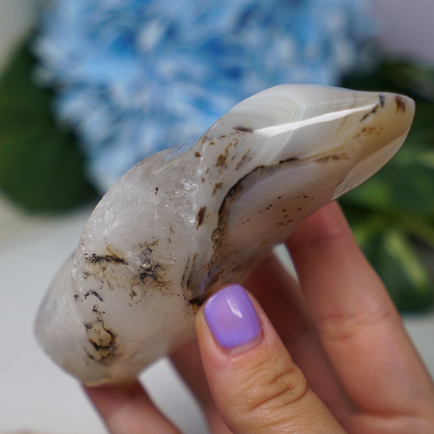 Dendritic Agate Quartz Flame