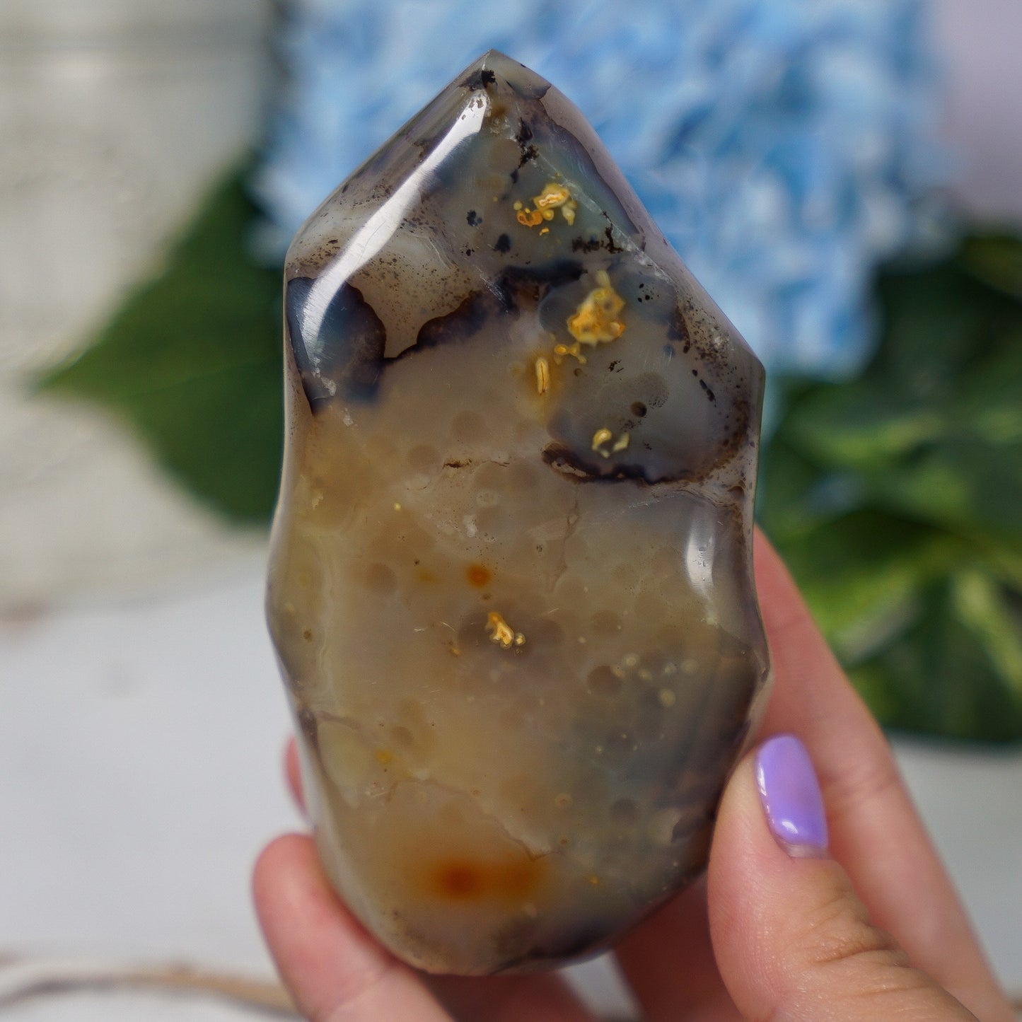 Dendritic Agate Flame