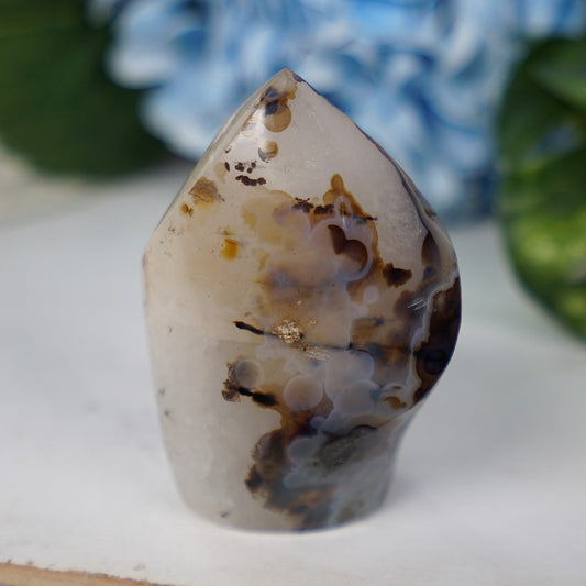 Dendritic Agate Quartz Flame